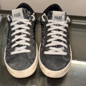 P448 John Paisley Lace Up Low Top Sneakers